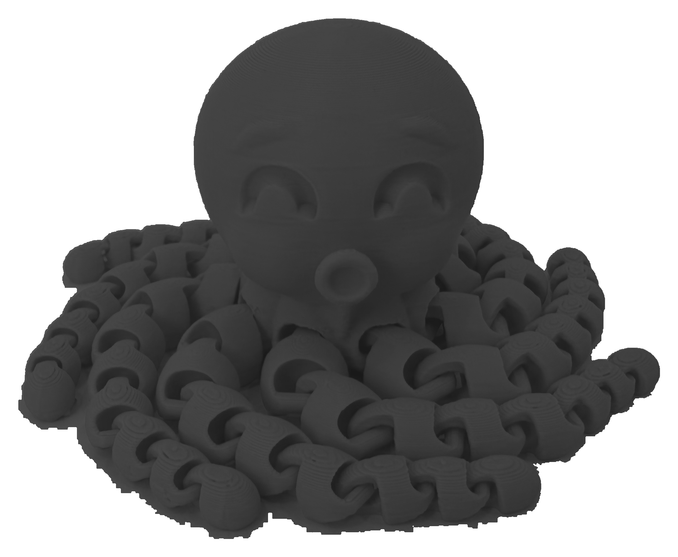 Cute Articulated Octopus - 3D Printed Sensory Fidget Toy