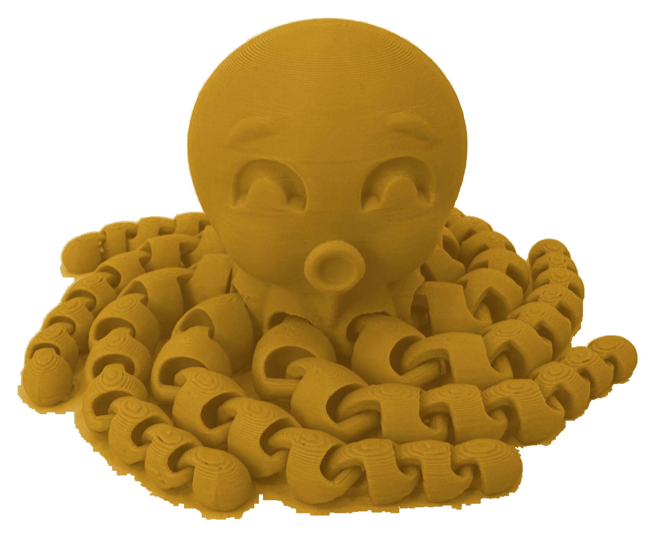 Cute Articulated Octopus - 3D Printed Sensory Fidget Toy