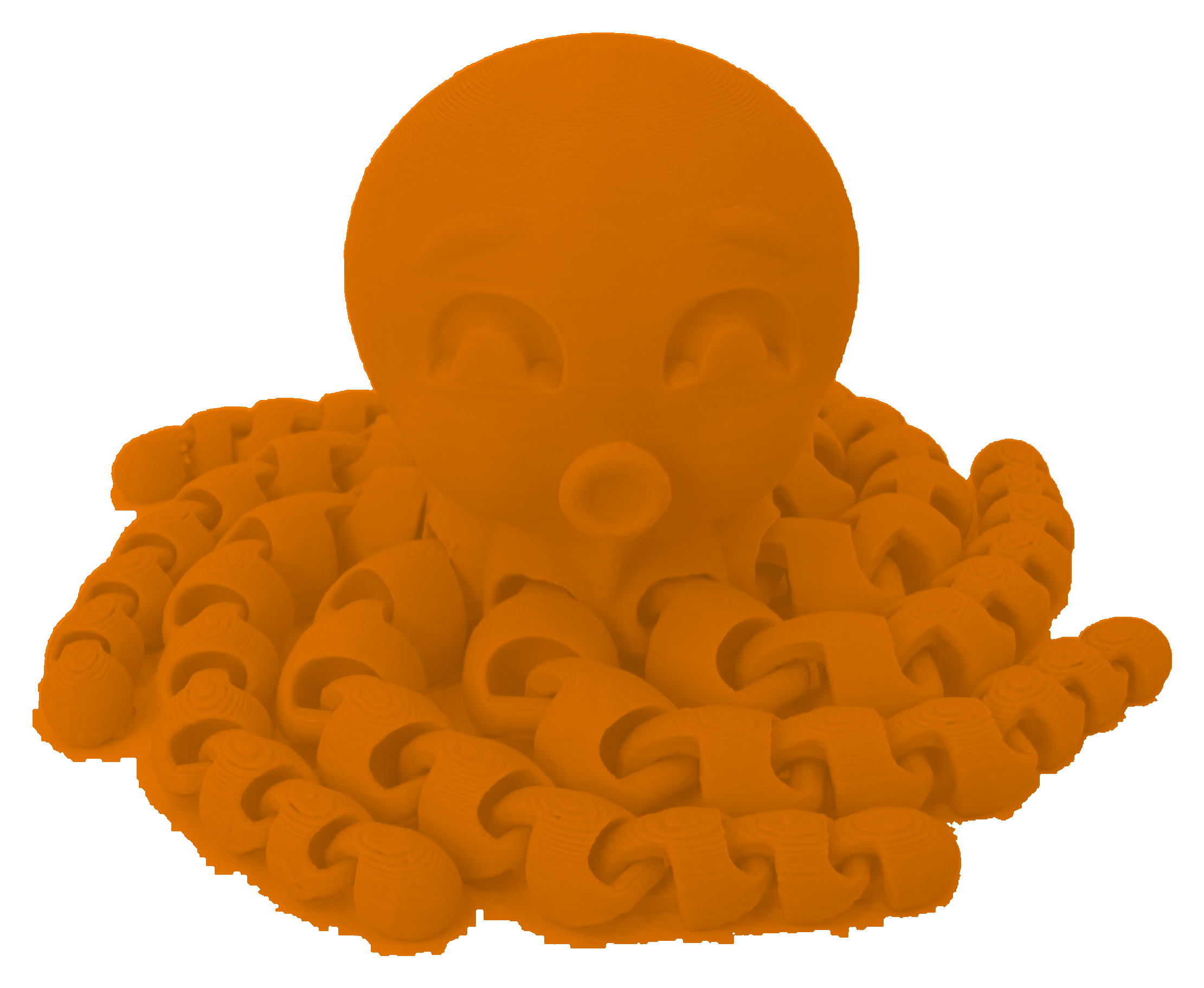 Cute Articulated Octopus - 3D Printed Sensory Fidget Toy