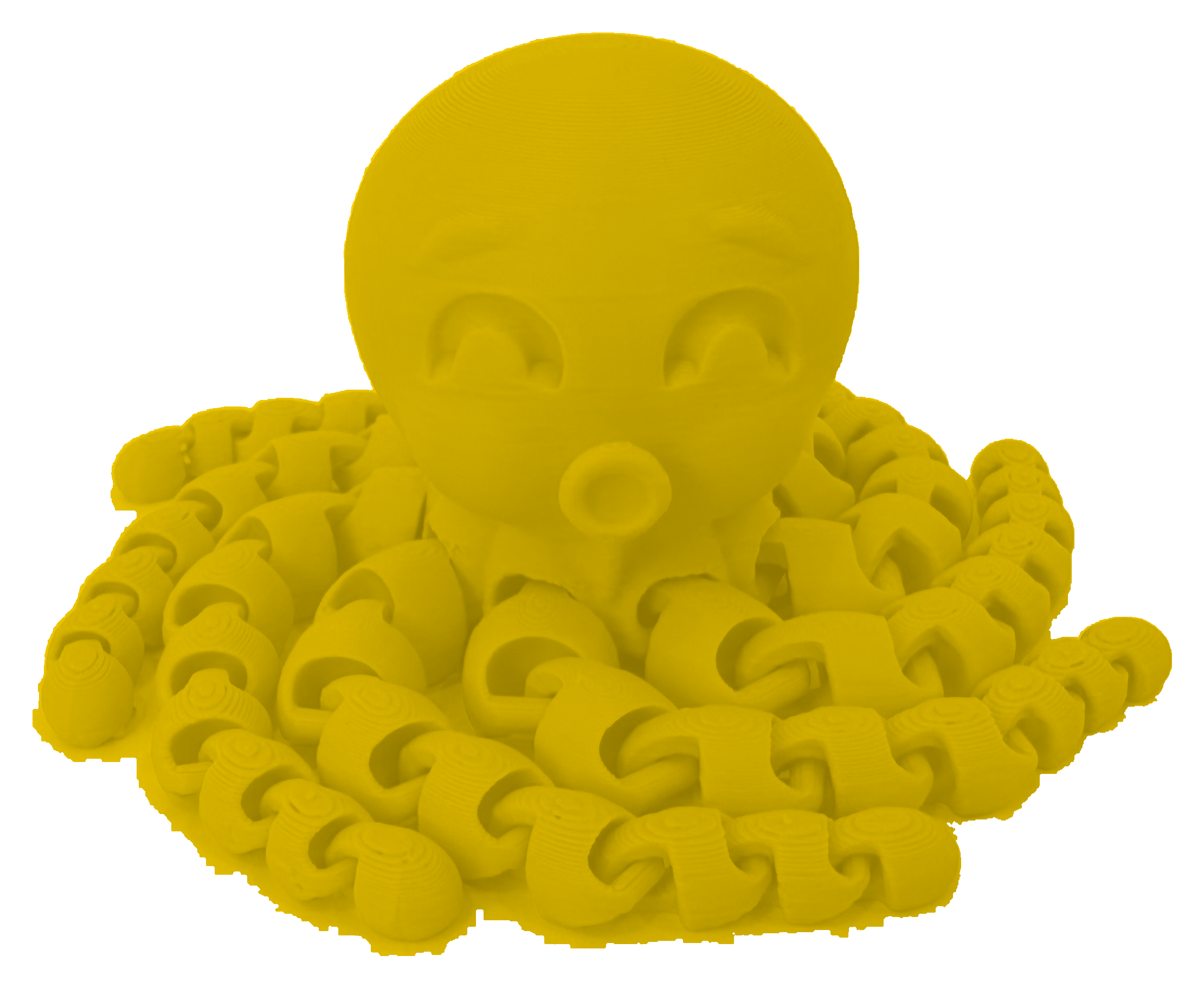 Cute Articulated Octopus - 3D Printed Sensory Fidget Toy